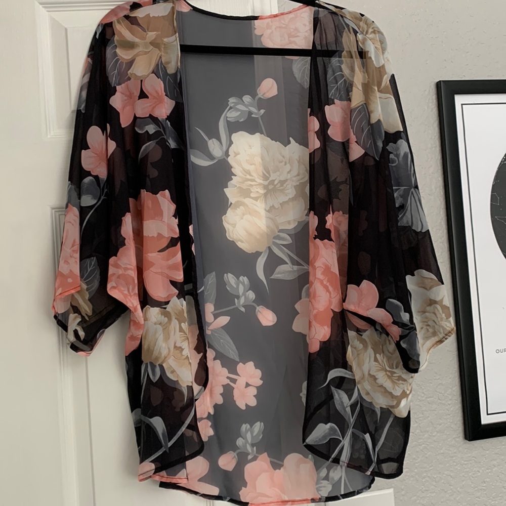 Floral cardigan